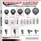 Service Caster 4'' Thermo Rubber Wheel Swivel Bolt Hole Caster Set with 2 Posi Lock Brakes, 4PK SCC-BH20S414-TPRB-PLB-2-S-2 - alternate 6